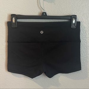 Lululemon Black Spandex shorts size 4